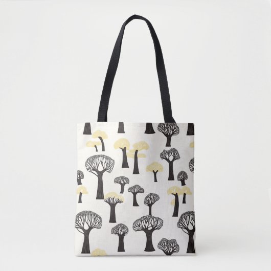 Whimsical Baobab Tree Muster Tasche (Vorderseite)