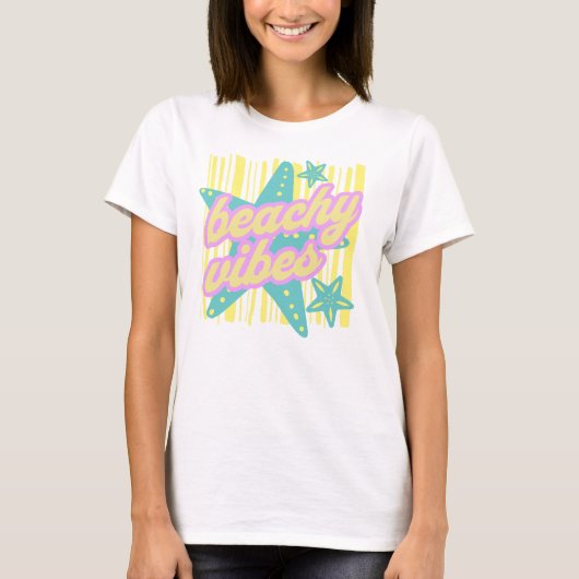 Whimsical Beach Seashells T-Shirt (Vorderseite)