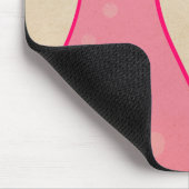 Whimsical Beaker Mousepad, rosa Mousepad (Ecke)