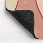 Whimsical Beaker Mousepad, rot Mousepad (Ecke)