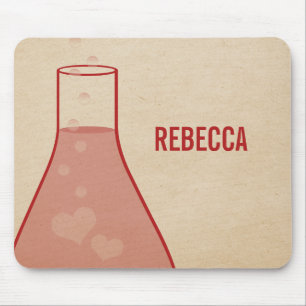 Whimsical Beaker Mousepad, rot Mousepad