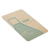 Whimsical Beaker Premium Magnet, Aquamarin Magnet (Rechte Seite)