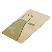 Whimsical Beaker Premium Magnet, grün Magnet (Linke Seite)