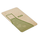 Whimsical Beaker Premium Magnet, grün Magnet (Rechte Seite)