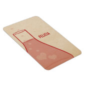 Whimsical Beaker Premium Magnet, rot Magnet (Rechte Seite)
