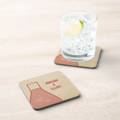 Whimsical Beaker Untersetzer Set, rot (Rechte Seite)