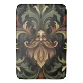Whimsical Bearded Guardian Badematte (Vorderseite Vertikal)
