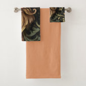 Whimsical Bearded Guardian Badhandtuch Set (Insitu)