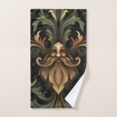 Whimsical Bearded Guardian Badhandtuch Set (Handtuch)