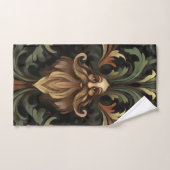 Whimsical Bearded Guardian Badhandtuch Set (Handtuch)
