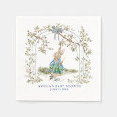 Whimsical Beatrix Potter Peter Rabbit Baby Shower Serviette (Vorderseite)