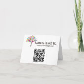 Whimsical Bee Baby Dusche Vielen Dank Dankeskarte (Rückseite)