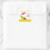 Whimsical Bee Baby Shower Stickers (Tasche)
