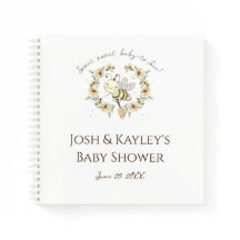 Whimsical Bee Wreath Baby Shower Guest