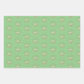 Whimsical Bee Wreath Trio Geschenkpapier Set (Vorderseite)