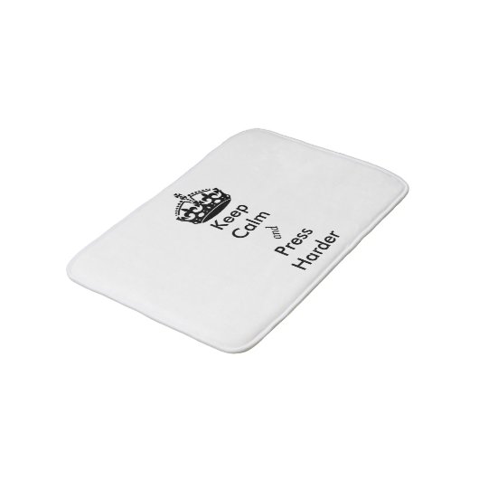 Whimsical Behalten Calm Toilettenmatte Badematte (Schrägansicht)