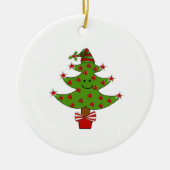 Whimsical Berry Tree Keramikornament (Vorne)