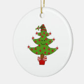 Whimsical Berry Tree Keramikornament (Links)