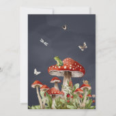 Whimsical bezaubernd Forest Mushroom Baby Dusche Einladung (Rückseite)