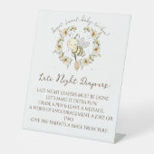 Whimsical Bienenkrez Spätnachtstaucher Sockelschild (Vorderseite)