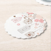 Whimsical Birdcages Untersetzer (angewinkelt)