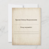 Whimsical Birds in Liebe Wedding RSVP Card Einladung (Rückseite)