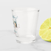 Whimsical Birds on Branches Pastel Baby Shower Schnapsglas (Rechts)