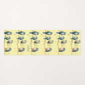 Whimsical Birds on Branches Zeitlose Eleganz Yogamatte (Vorderseite (Horizontal))