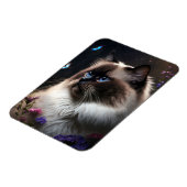 Whimsical Birman Cat Flexible Magnet (Linke Seite)