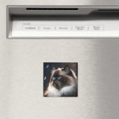 Whimsical Birman Cat Magnet (In Situ (Geschirrspüler))