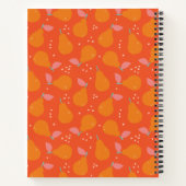 Whimsical Birne Frucht Muster Personalisierte Reze Notizblock (Rückseite)