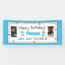 Whimsical Birthday Banner mit Kinderbanner
