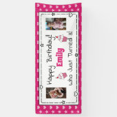 Whimsical Birthday Banner mit Kinderbanner (Vertikal)