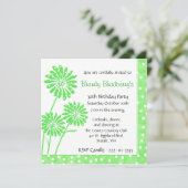 Whimsical Birthday Einladung (Stehend Vorderseite)