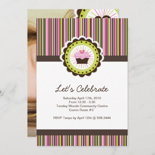 Whimsical Birthday Party Einladung (Vorne/Hinten)