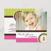 Whimsical Birthday Party Einladung (Vorne/Hinten)