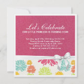 Whimsical Birthday Party Einladung (Rückseite)