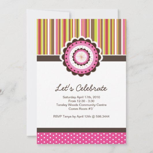 Whimsical Birthday Party Einladung (Vorderseite)