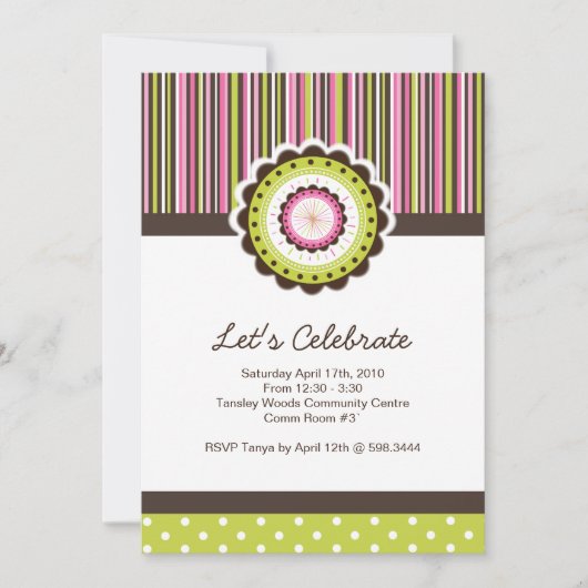 Whimsical Birthday Party Einladung (Vorderseite)