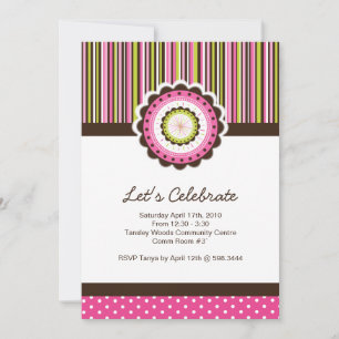 Whimsical Birthday Party Einladung
