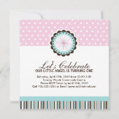 Whimsical Birthday Party Einladung (Rückseite)