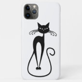 Whimsical Black Cat Case-Mate iPhone Hülle (Rückseite)