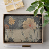 Whimsical Black Cat Decoupage Seidenpapier (Geschenk)