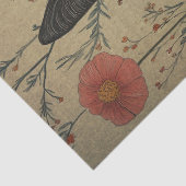 Whimsical Black Cat Decoupage Seidenpapier (Detail)