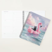 Whimsical Black Cat Flamingo Float Planner Planer (Anzeige)