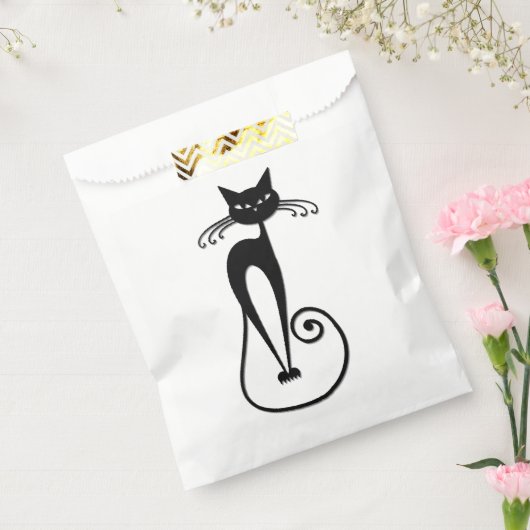 Whimsical Black Cat Geschenktütchen (Versiegelt)