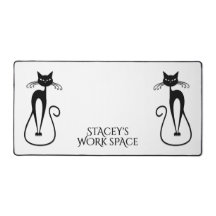Whimsical Black Cat Personal