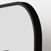 Whimsical Black Cat Pickleball Schläger (Linke Seite)