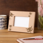 Whimsical Black Cats Geätzte Rahmen (Links)