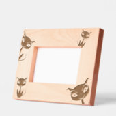 Whimsical Black Cats Geätzte Rahmen (Links)